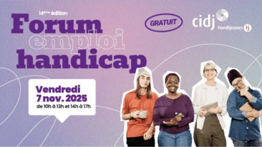 Forum Emploi Handicap 14ème édition - CIDJ